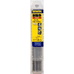 IRWIN HSS PRO Metaalboor (lang) 118° 2.0mm 10PCS