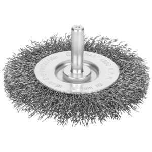 IRWIN Staaldraadborstel (boormachine) voor steen, beton, staal, diameter 75mm, dikte 10mm.