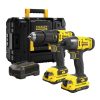Stanley SFMCK465D2T Accu Klopboor/- Schroefmachine met slagschroefmachine 18V +2x 2,0Ah accu en lader