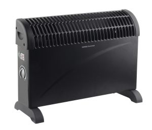 Convector heater 750/1250/2000W middel zwart