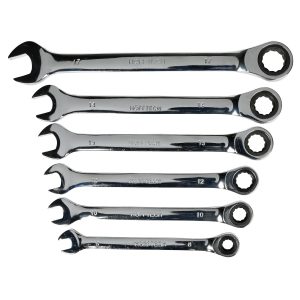 Benson Steek- en Ringratelsleutelset 6-delig Cr-V (007703)