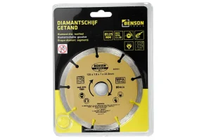 Diamant slijpschijf 125 mm getand