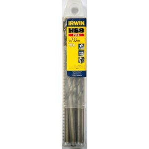 IRWIN HSS PRO Metaalboor (lang) 118° 7.0mm 10PCS