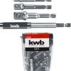 KWB Bitset 23-delig + Dopadapter – Chroom-Vanadium – Met Magneethouder & Opbergbox
