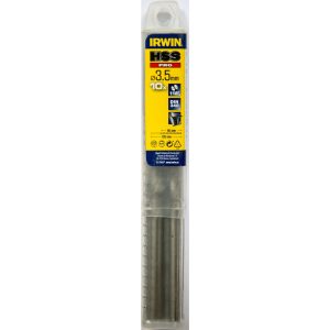 IRWIN HSS PRO Metaalboor (lang) 118° 3.5mm 10PCS