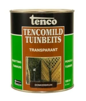 Tenco Tencomild Transparant Donkerbruin - Tuinbeits - 1 liter