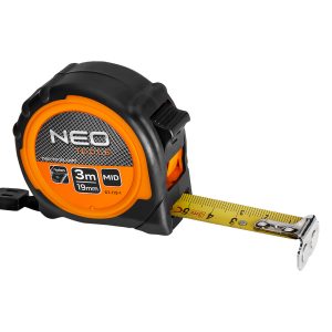 NEO Rolmaat 3mtr, Magnetisch dubbel slot