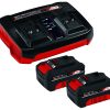 Einhell Starterkit 18V 2xAccu 4,0AH + DUO-Lader SET