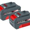 Einhell Power X-Change 18V 4,0 Ah Li-Ion Accu DUO