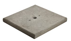 Aquapoint Betonnen Basis Waterzuilen Aquapoint Grey 40x40x4 cm