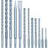 Einhell Boor-/Beitelset - 12-delig - SDS-Plus