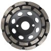 Diamant Slijpplaat 125 mm – 2-RIJEN