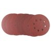 IRWIN Set Schuurschijven 25PCS excentrisch diameter 125mm met klittenband, 10x K60, 10x K80 en 5x K120.