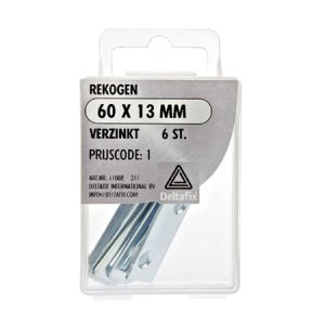 Deltafix Rekogen verzinkt 60x13 mm 6 stuks