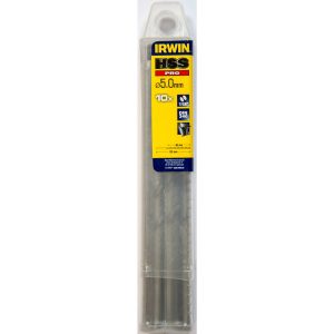 IRWIN HSS PRO Metaalboor (lang) 118° 5.0mm 10PCS