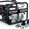 Hyundai Benzine motorpomp  196CC - 6 PK (vuilwater)